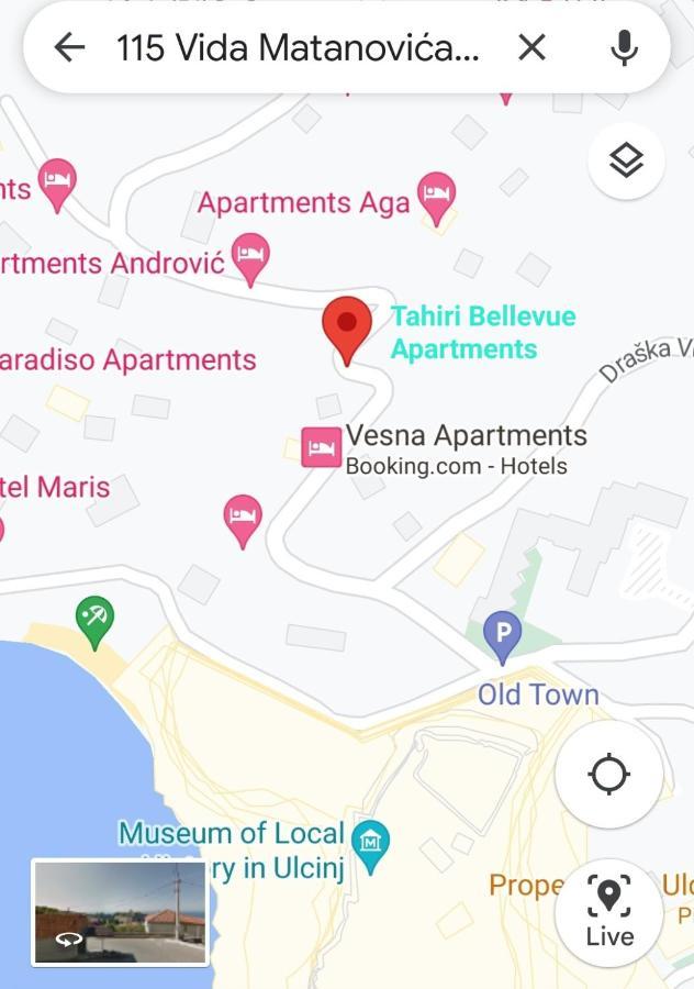 Tahiri Bellevue Apartments Ulcinj Eksteriør billede